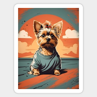 Cute Yorkshire Terrier Magnet